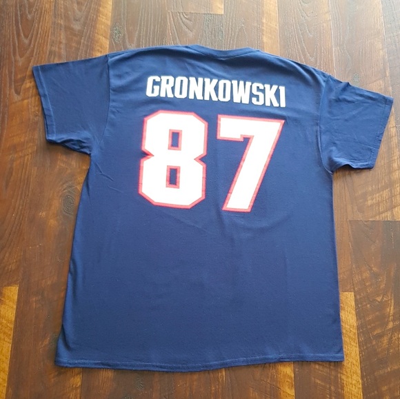 ⭐️ SUPER BOWL ROB GRONKOWSKI T-SHIRT - Picture 2 of 6